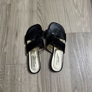 Andrea Carrano patent leather Black Women's Sandals 38